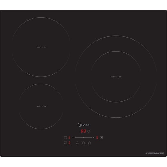 MIDEA MIH740T135K0 59cm Μαύρο Εστία Επαγωγική Αυτόνομη image 0