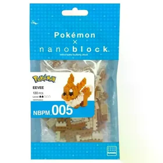 Bandai Nanoblock Pokemon Eevee Φιγούρα Κατασκευής 10cm image 1