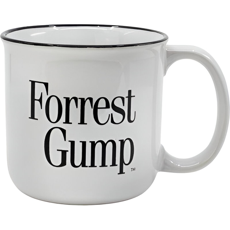 STOR Κούπα Stor Forrest Gump Κεραμική 325 ml - Λευκή/Μαύρη