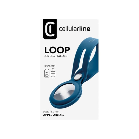 AirTag Cellular Line Μπρελόκ Σιλικόνης - Μπλε image 1