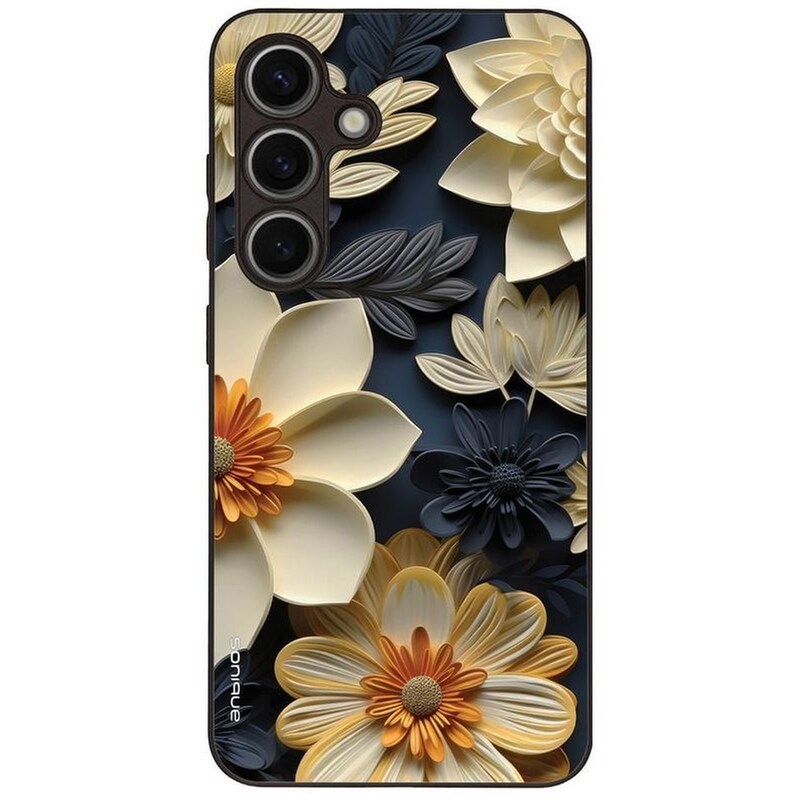 Θήκη Samsung Galaxy S24 - Sonique 3D Flower Series - Beige