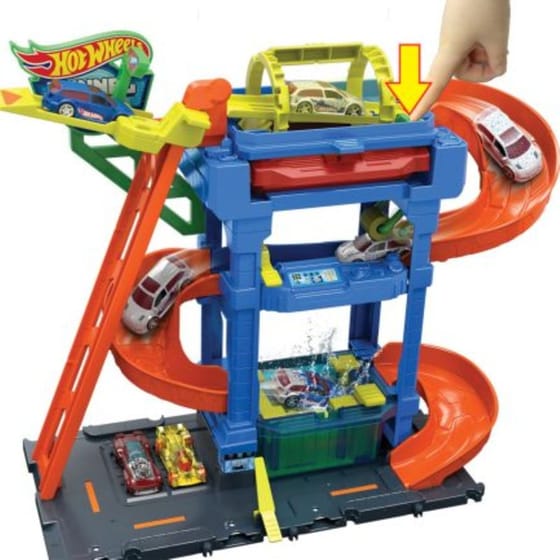 Mattel Hot Wheels® City: Color Shifters - Πλυντήριο Αυτοκινήτων Σετ Παιχνιδιού (HTN80) image 1