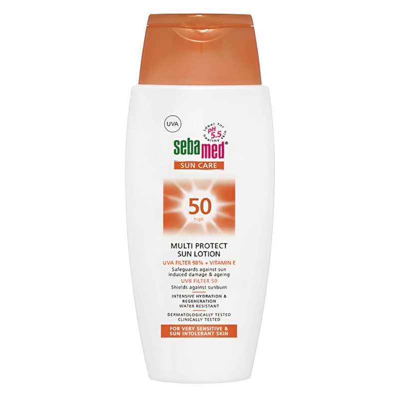 SEBAMED Αδιάβροχο Αντηλιακό Γαλάκτωμα Sebamed Για Πρόσωπο και Σώμα SPF30 150ml