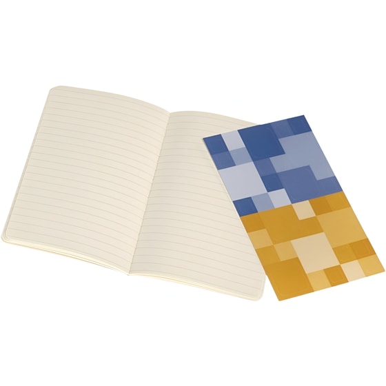 Σημειωματάριο Moleskine Ριγέ Μπλε Large (2 Τεμάχια) image 2