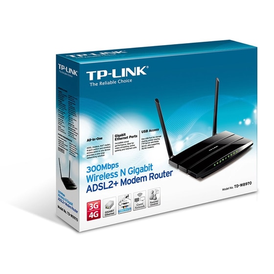 TP-Link TD-W8970 - Ασύρματο Modem Router 300Mbps image 3