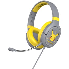 OTL Pokémon Pikachu Pro G1 Παιδικά Gaming Ενσύρματα Ακουστικά 3.5mm - Γκρι/Κίτρινα