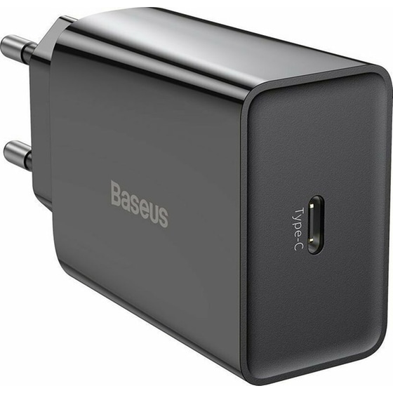 Φορτιστής Πρίζας Baseus CCFS‑SN01 USB-C 20 W - Μαύρο image 1