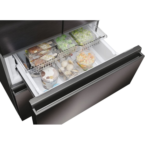 HAIER HFR3718ENMD Total No Frost 402 Lt Dark Inox Ψυγειοκαταψύκτης image 6