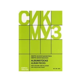 Shostakovich - Album Pieces For Violin - Piano