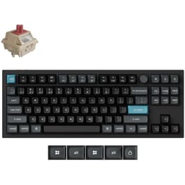 Keychron Q3 Ultra 8K Q3U-M1 Ασύρματο Gaming Μηχανικό Πληκτρολόγιο Tenkeyless με Red διακόπτες και RGB φωτισμό - Μαύρο (US)