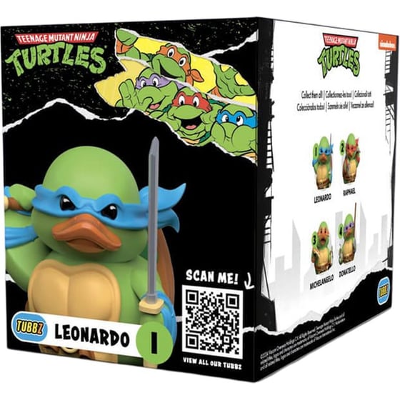 Φιγούρα Numskull Tubbz Teenage Mutant Ninja Turtles 9 cm - Leonardo image 1