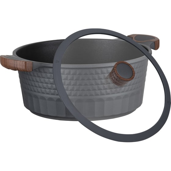 Κατσαρόλα Βαθιά RESTO Capella-93505 από Χυτό Αλουμίνιο 28 cm 6.6 L Μαύρο image 3