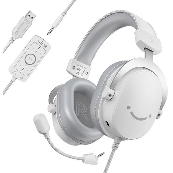 Ενσύρματα Gaming Ακουστικά Fifine H9W - White image 2