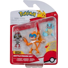 Jazwares Παιχνίδι Μινιατούρα Pokemon Battle Figure-3 (pawniard, Squirtle , Monferno)(jw095155-w18) Pkw3058