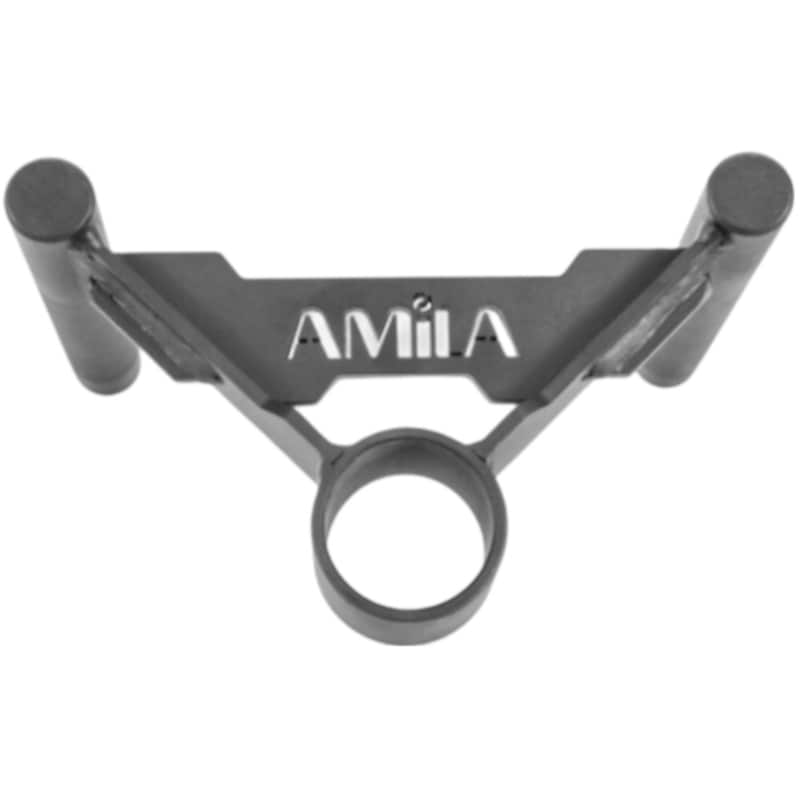 Κλειστή Λαβή Μπάρας Landmine Amila από Σίδερο - Μαύρο