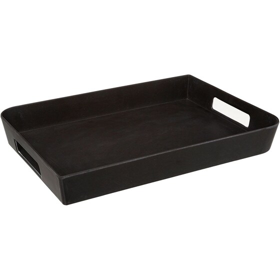 Δίσκος Σερβιρίσματος Spitishop Μελαμίνη 30x45x5cm - Μαύρο image 0