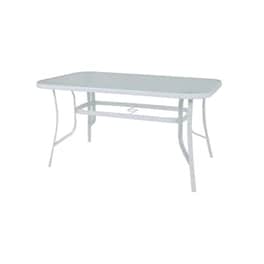 Τραπέζι 150x90cm Μεταλλικό Λευκό C11305