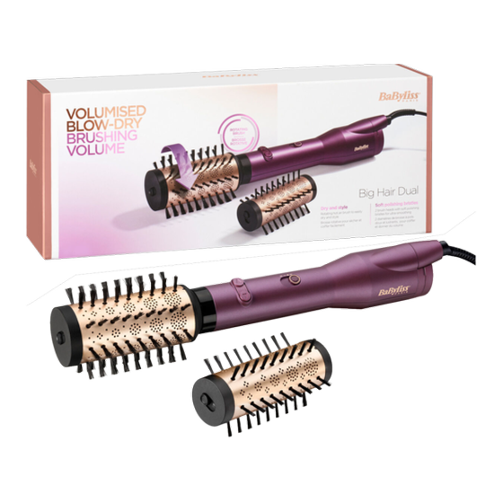 Ηλεκτρική Βούρτσα BABYLISS 214583 AS950E 2 σε1 650 W Μωβ image 0