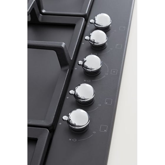 BERTAZZONI P755CHERNE(GPL) 75 cm Μαύρο Εστία Υγραερίου Αυτόνομη image 1