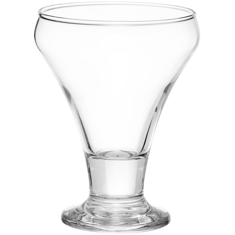SPITISHOP Μπολ Παγωτού Spitishop Γυάλινο 9.5 cm - Διάφανο