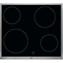 AEG HE604000 XB 57.6 cm Μαύρο Εστία Κεραμική Μη Αυτόνομη