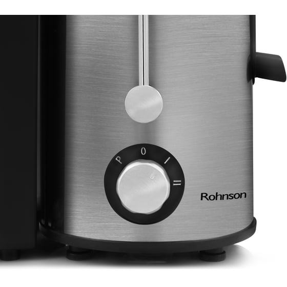 ROHNSON Juice Extractor R-438 600 W Ασημί Ηλεκτρικός Αποχυμωτής image 5