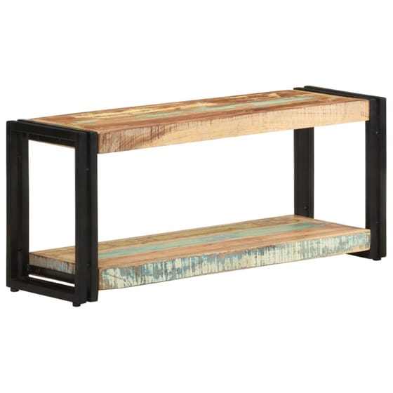Έπιπλο Τηλεόρασης VidaXL Ξύλινο/Μεταλλικό 90x30x40cm - Kαφέ/Μαύρο image 8