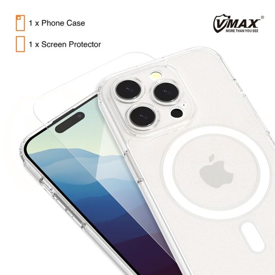 Σετ Θήκη & Tempered Glass Apple iPhone 11 Pro Max - VΜax με MagSafe Premium Set - Clear image 2