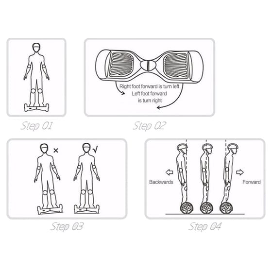 Ηλεκτρικό πατίνι Hoverboard Powerboard W1 Μαύρο image 5