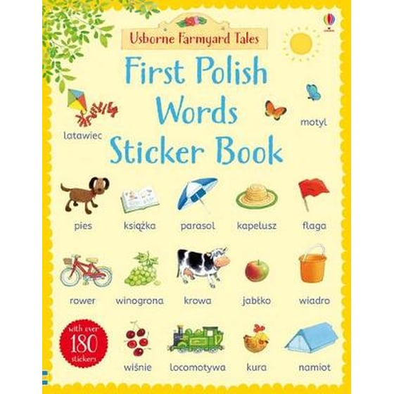 First Polish Words Sticker Book image 0