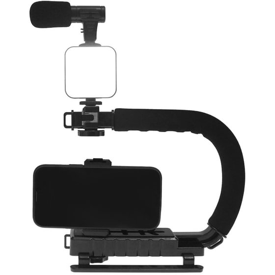 Andowl Q-zj010 Τρίποδο Κινητού Με Bluetooth - Μαύρο image 0