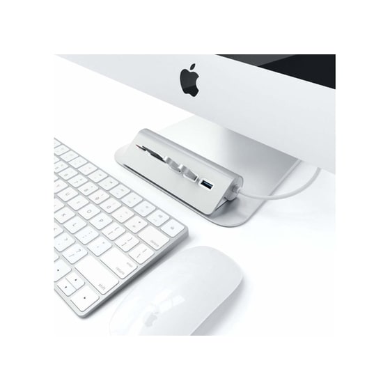 Aluminum Hub & Card Reader Satechi - Ασημί image 5