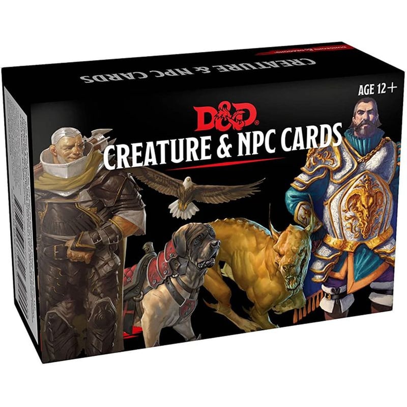 Dd5 Spellbook Cards: Creatures And Npcs Dungeons Dragons WIZARDS OF THE COAST φωτογραφία