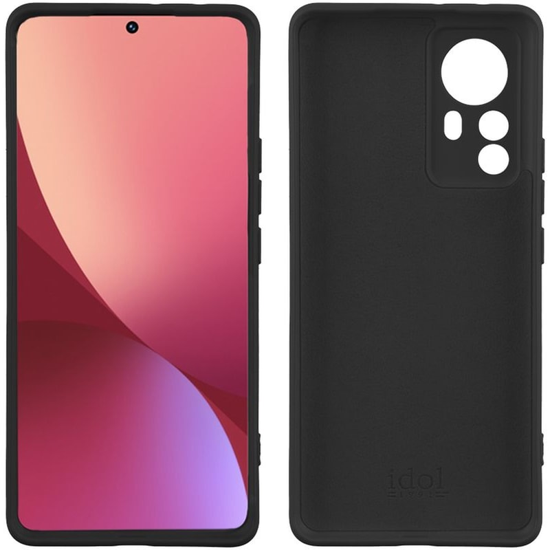 IDOL1991 Θήκη Xiaomi Xiaomi 12 Pro - Idol1991 Velvet TPU Full Cmera Protection - Black