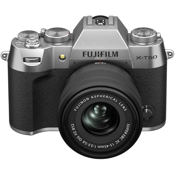 Φωτογραφική Μηχανή Mirrorless FUJIFILM X-T50 Kit XC15-45mm F3.5-5.6 OIS PZ - Ασημί image 1