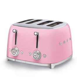 SMEG TSF03PKEU 4 Θέσεων 2000W Ροζ Φρυγανιέρα