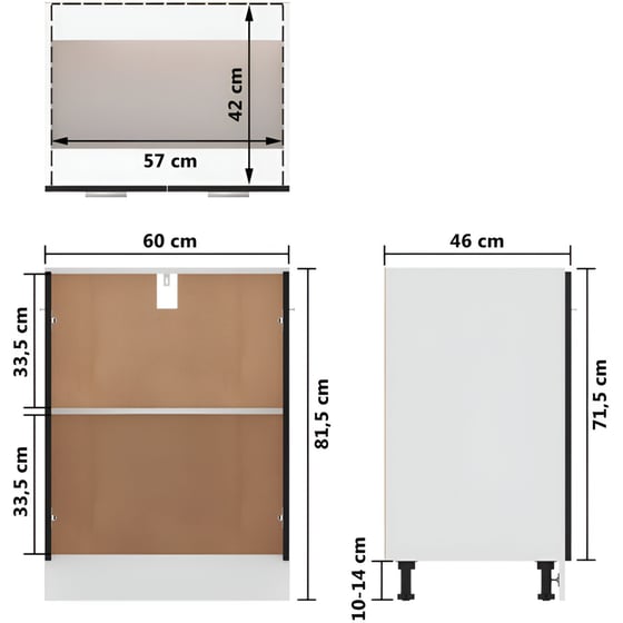 Ντουλάπι Vidaxl Από Μοριοσανίδα - Μαύρο image 5