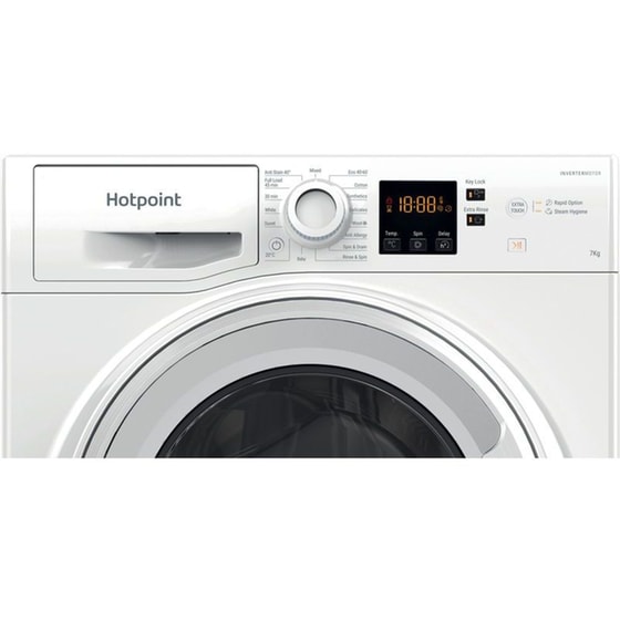 HOTPOINT NWS 7469 W EU 7 kg 1.400 Στροφές Λευκό Πλυντήριο Ρούχων image 3