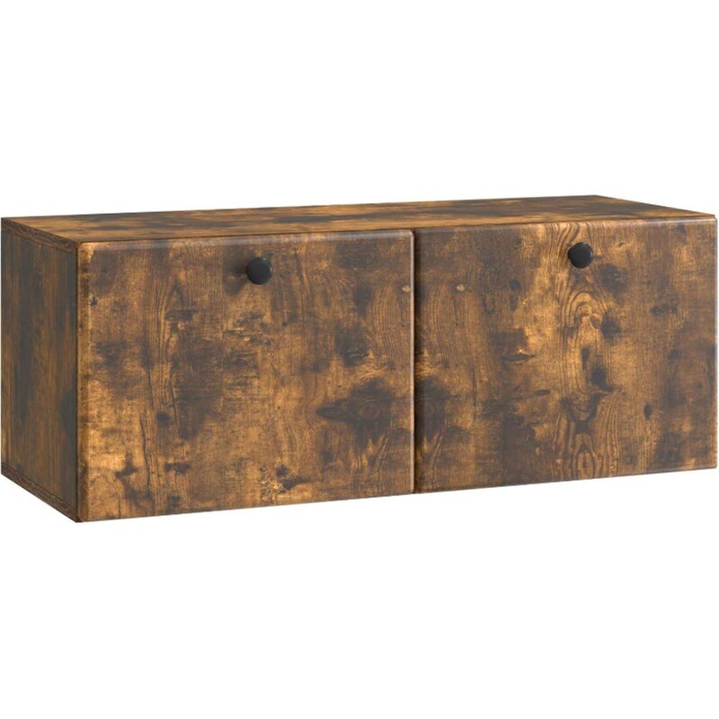 Επιτοίχιο Έπιπλο Τηλεόρασης VidaXL 78.5x31x30 cm - Καφέ Δρυς