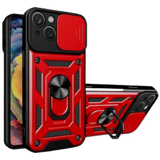 Θήκη Apple iPhone 14 Plus - Bodycell Armor Slide - Κόκκινο image 0