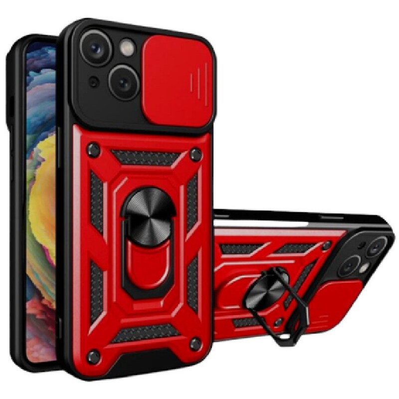 Θήκη Apple iPhone 14 Plus - Bodycell Armor Slide - Κόκκινο