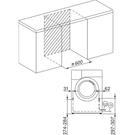 MIELE TEH795WP EcoSpeed 9 kg με Αντλία Θερμότητας Λευκό Στεγνωτήριο Ρούχων image 9