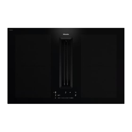 MIELE KMDA7676 FL-U BlackPerfection 80 cm Μαύρο Εστία Επαγωγική Αυτόνομη image 0