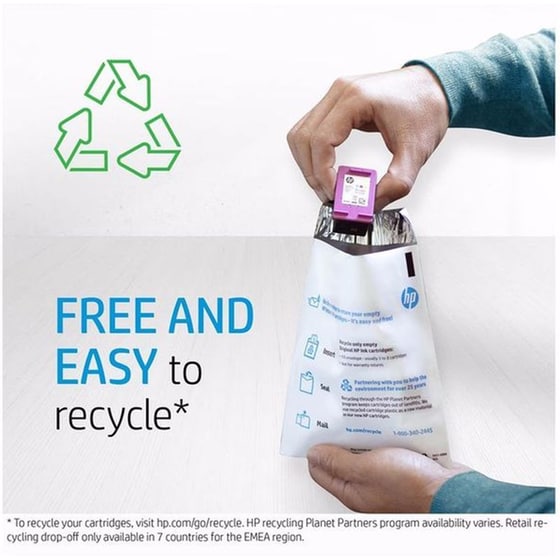 HP 933XL Κίτρινο Μελάνι Εκτυπωτή CN056AE image 4