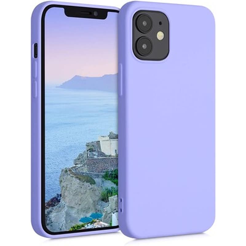 KWMOBILE Θήκη Apple iPhone 12 Mini - Kwmobile Soft Flexible Rubber Protective Cover - Light Lavender
