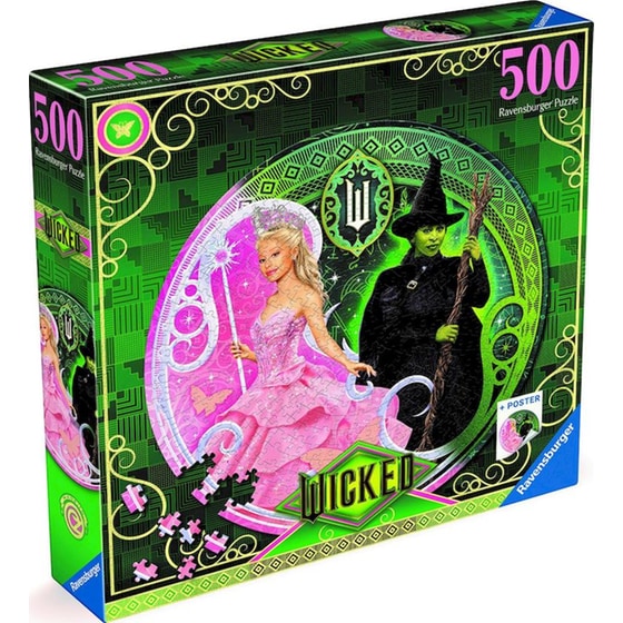 Παζλ Ravensburger Wicked με Poster (500 Κομμάτια) image 2