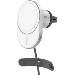 Ασύρματος Φορτιστής Αυτοκινήτου Belkin BoostCharge Pro Magnetic Wireless Car Charger with Qi2 15W - Silver