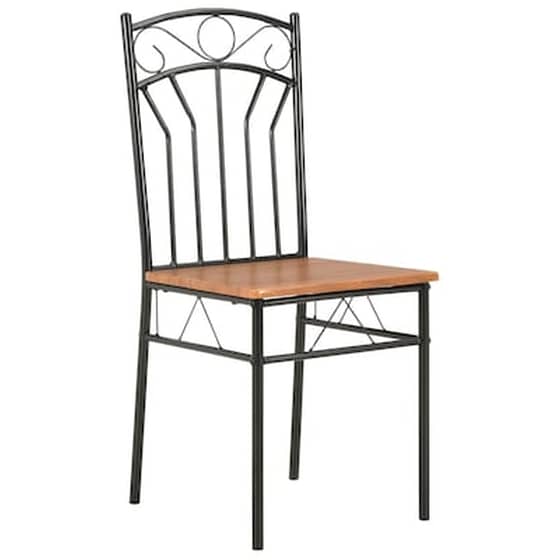 Καρέκλες Τραπεζαρίας Vidaxl  από Mdf 2 Τμχ - Καφέ image 2