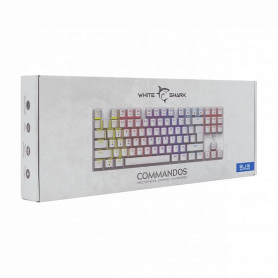 White Shark GK-2106 Gaming Μηχανικό Πληκτρολόγιο Tenkeyless RGB (US) image 5