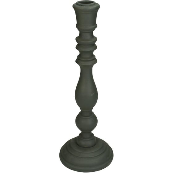 Κηροπήγιο ArteLibre Γκρι Polyresin 10 x 10 x 28 cm image 0